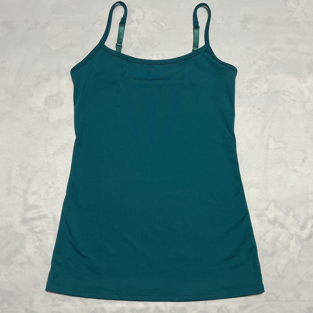 New‎ York & Company Teal Adjustable-Strap Camisole